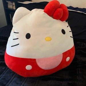 Squishmallow x Hello Kitty 20” Plush Red Bow